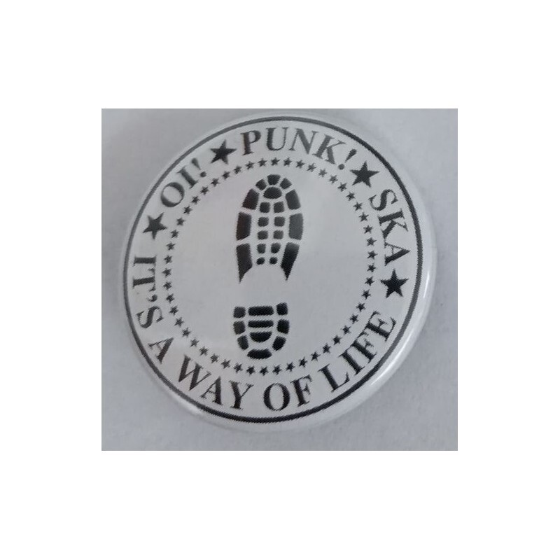Przypinka. Oi! Punk! Ska!