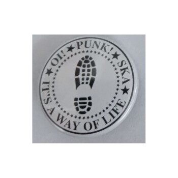 Przypinka. Oi! Punk! Ska!