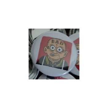 Przypinka. Bad Look Records - logo