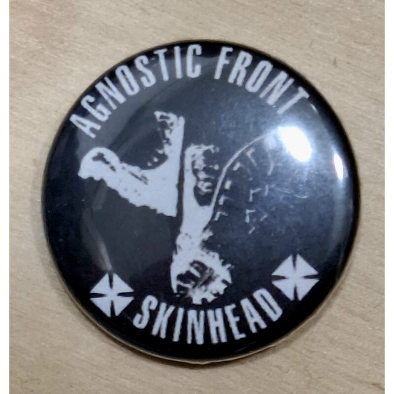 Przypinka. Agnostic Front - Skinhead