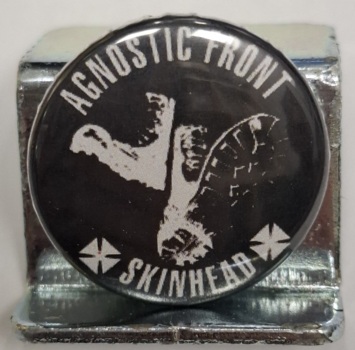 Przypinka. 20. Agnostic Front - Skinhead