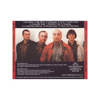 CD. The Xplosions  "A Little Way Different"