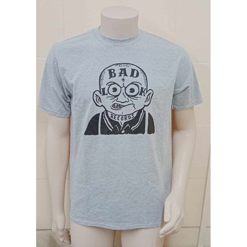 T-shirt. Bad Look Records - szara