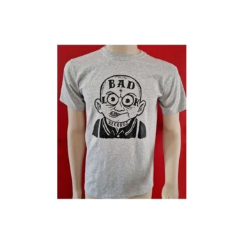 T-shirt. Bad Look Records - szara