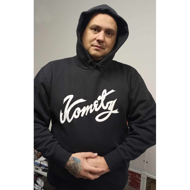 Bluza z kapturem. Komety wzór 