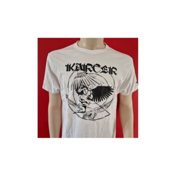 T-shirt. Karcer - biała