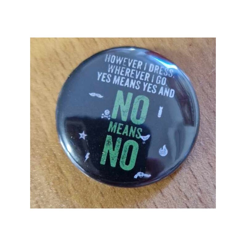 Przypinka. NoMeansNo