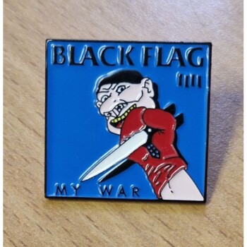 Pin. Black Flag - metalowy