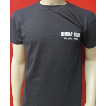 T-shirt. Bombat belus-Czarny (Dwustronna)