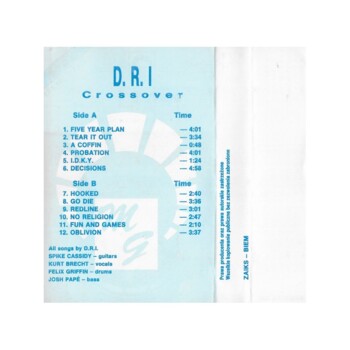 UŻ-MC. D.R.I. "Crossover"