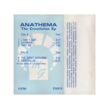 UŻ-MC. Anathema "The Crestfallen EP"