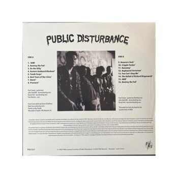 LP. Public Disturbance "The S&M 45 / Live At CBGB'S 1984"
