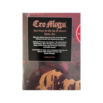 LP. Cro Mags "Hard Times In The Age Of Quarrel Volume One" 2LP