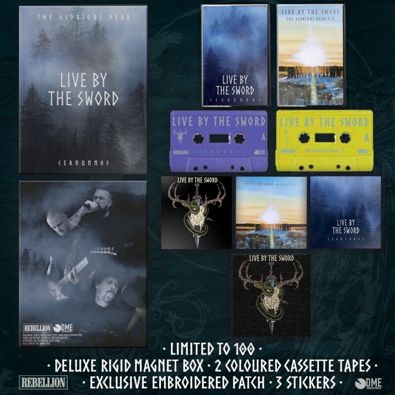 MC. Live By The Sword - Cernunnos / Glorious Dead Tape Box
