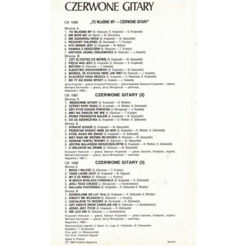 UŻ-MC. Czerwone Gitary Box - 3 kasety