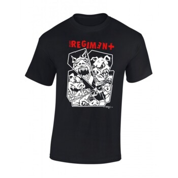 T-shirt. Post Regiment - Czarne