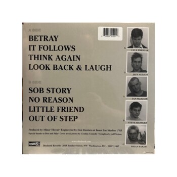 LP. Minor Threat "Out Of Step"