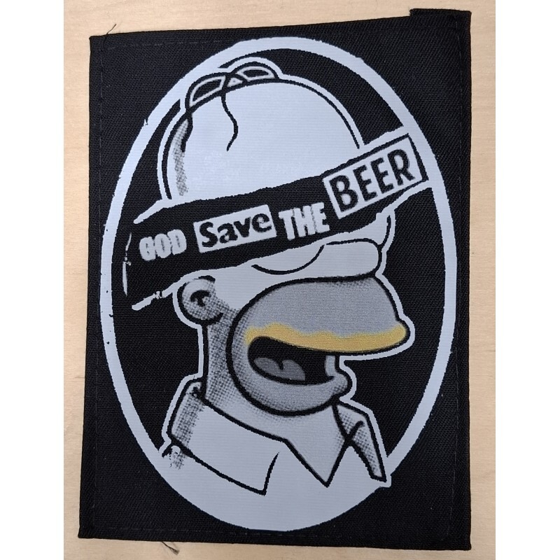 Naszywka. The Simpsons - God Save The Beer