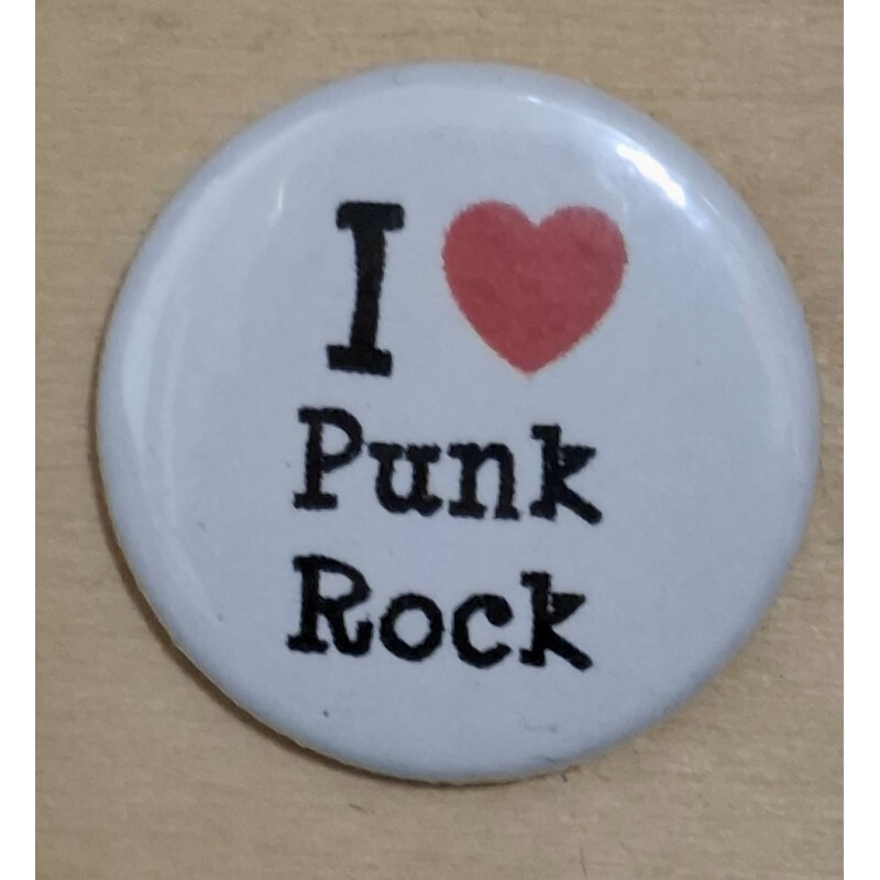 Przypinka. I Love Punk Rock