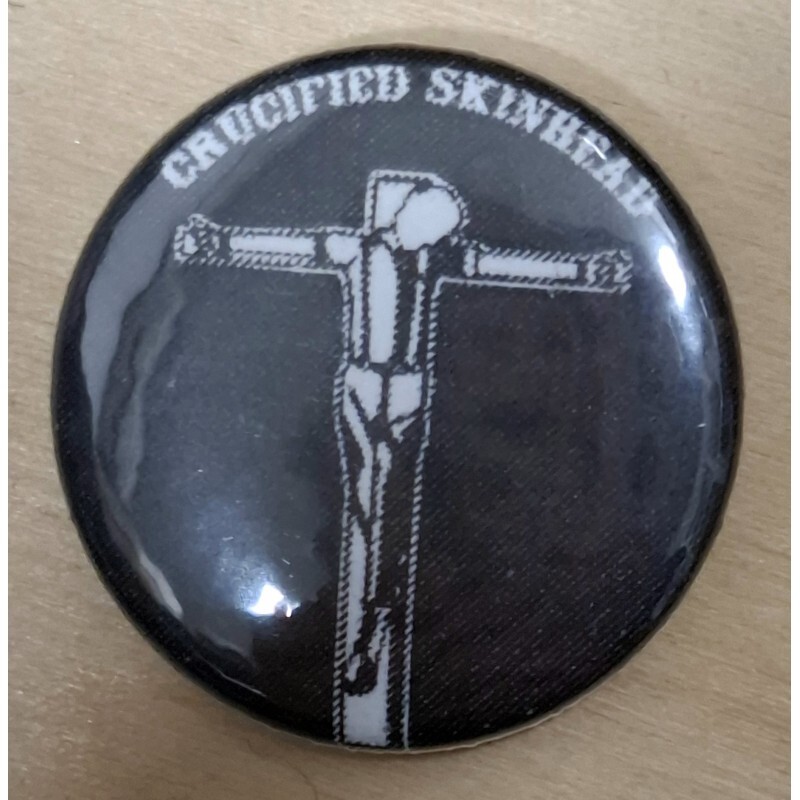 Przypinka. Crucified Skinhead
