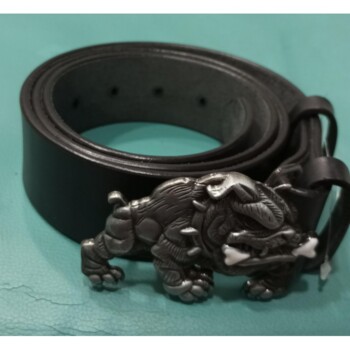 Pasek skórzany. Buldog