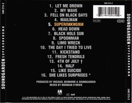 Soundgarden "Superunknown"