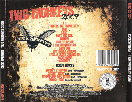 Cock Sparrer "Two Monkeys 2009"