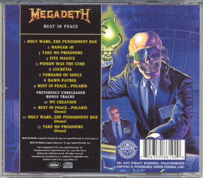 Megadeth "Rust In Peace"