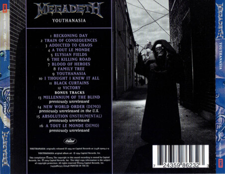 Megadeth "Youthanasia"