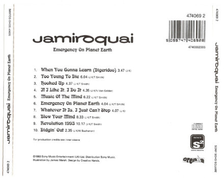 Jamiroquai "Emergency On Planet Earth"