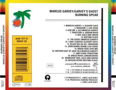 King Tubby "Marcus Garvey / Garvey's Ghost"