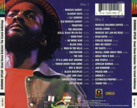Burning Spear "Chant Down Babylon: The Island Anthology"