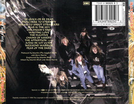 Iron Maiden "Fear Of The Dark"