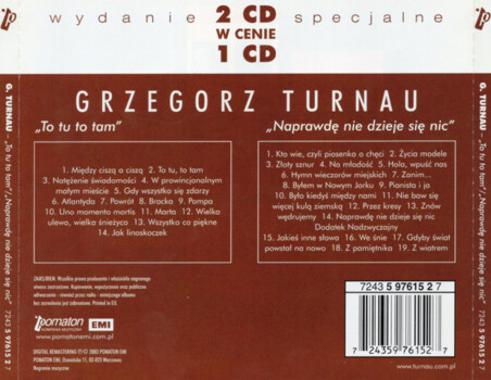 Grzegorz Turnau "To Tu To Tam/Naprawdę Nie Dzieje Się Nic"