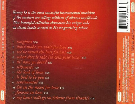 Kenny G "Forever In Love (The Best Of Kenny G)