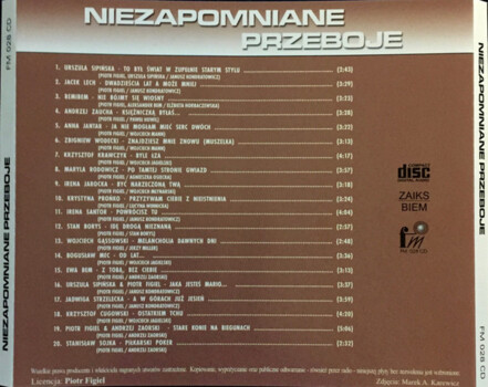 V/A "Niezapomniane Przeboje cz.1"