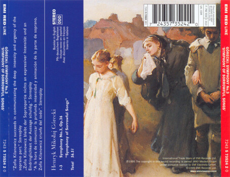 Górecki, Zofia Kilanowicz, K. Szymanowski State Philharmonic Orchestra, Jacek Kasprzyk "Symphony No.3 "Symphony Of Sorrowful Songs"