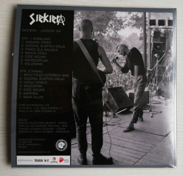 Siekiera "Jarocin '84" - clear vinyl