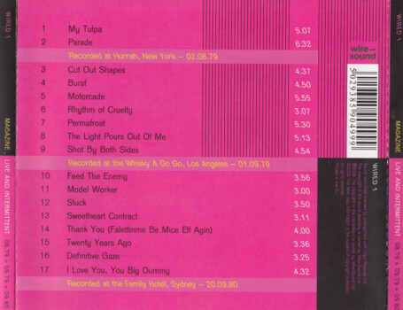 Magazine "Live And Intermittent (Restored And Remastered) (08.79 + 09.79 + 09.80)"