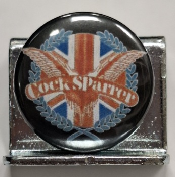 Przypinka. 93. Cock Sparrer (wieniec)