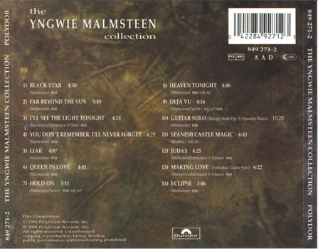 Yngwie Malmsteen "The Yngwie Malmsteen Collection" CD