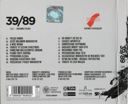 L.U.C. "39/89 Zrozumieć Polskę" CD