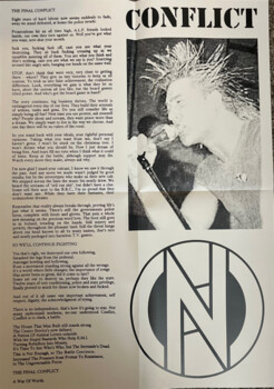Conflict "The Final Conflict" LP