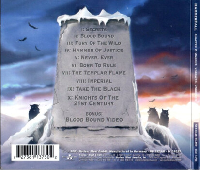 Hammerfall "Chapter V: Unbent, Unbowed, Unbroken" CD