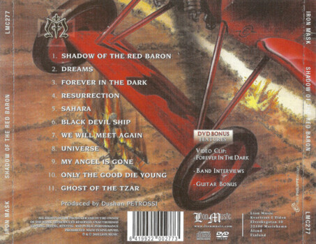 Iron Mask "Shadow Of The Red Baron" CD