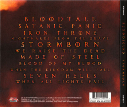 Bloodbound "Stormborn" CD