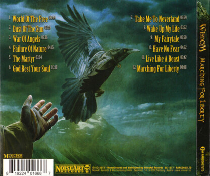 Wisdom "Marching For Liberty" CD