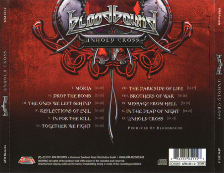 Bloodbound "Unholy Cross" CD