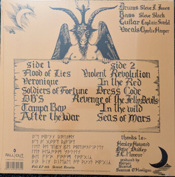 U.K. Subs "Flood Of Lies" LP (Transparent Ochre)