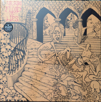U.K. Subs "Flood Of Lies" LP (Transparent Ochre)